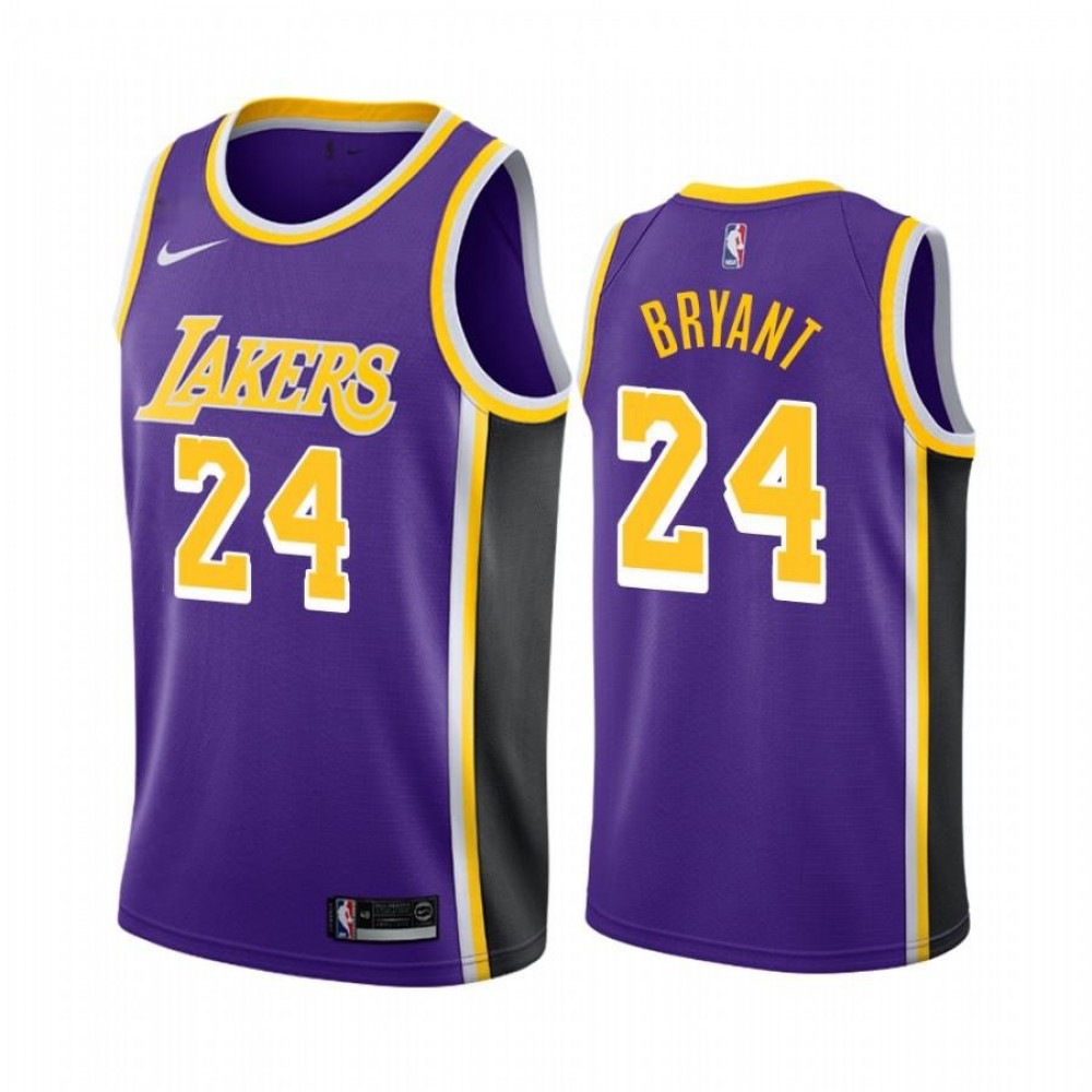 Men's Los Angeles Lakers Kobe Bryant #24 Purple Swingman Jersey - Statement Edition-Pro Kit Vault | Brand New 26/27 Sports Jerseys